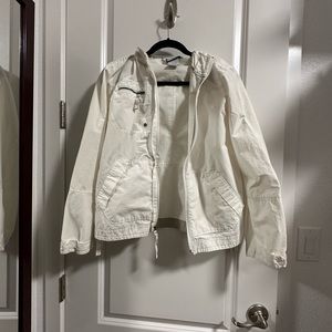 White/Cream Columbia lightweight jacket